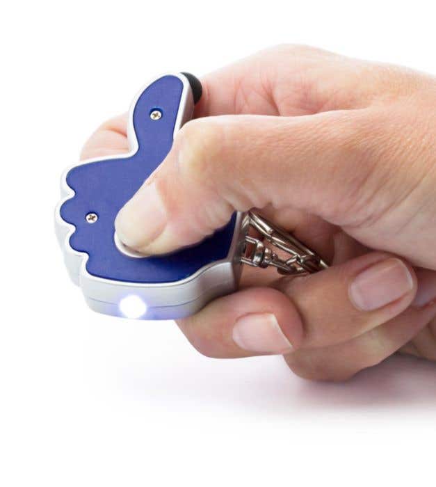 Sleutelhouder Melvin | Kunststof | LED en stylus
