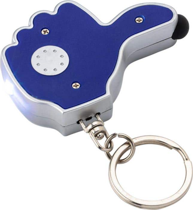 Sleutelhouder Melvin | Kunststof | LED en stylus