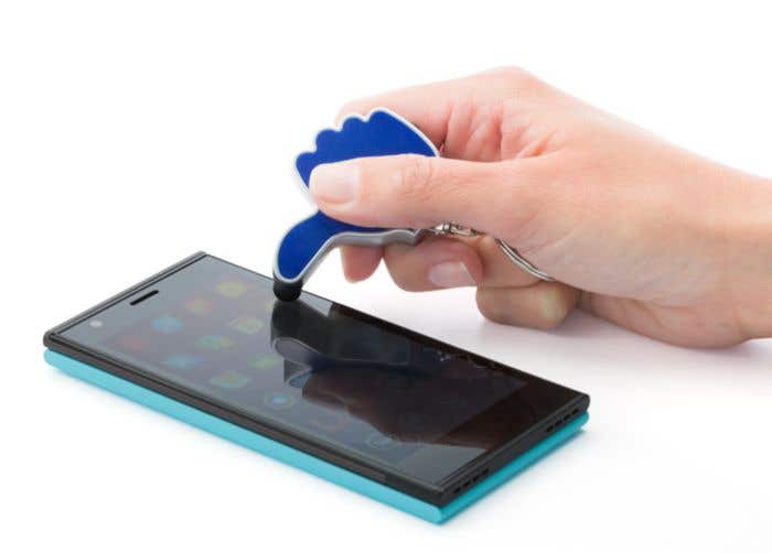 Portachiavi OK capacitivo, in ABS Melvin