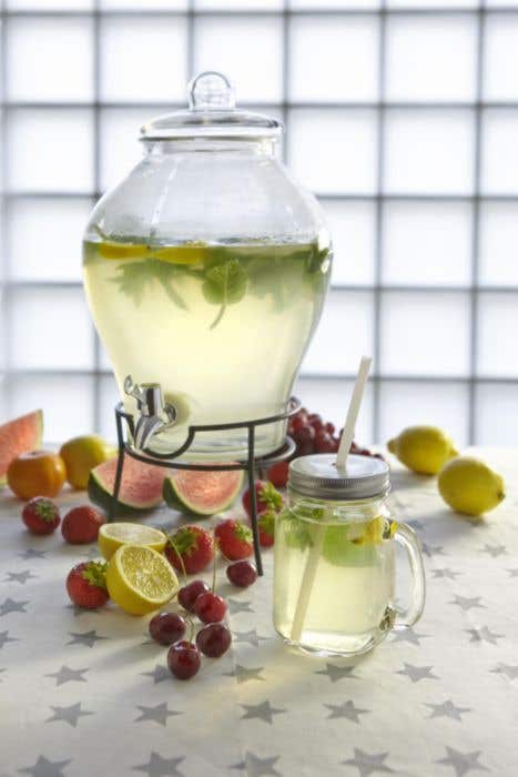 Mason jar Sakina | Glass | 470 ml