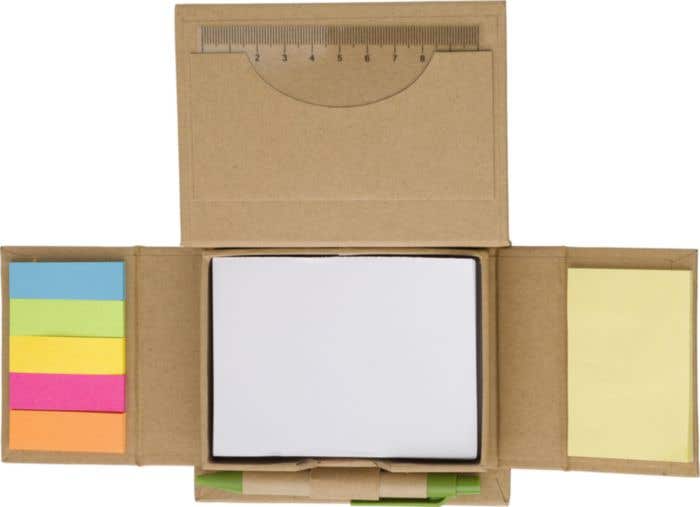 Memo holder Glenn | Cardboard | With ruler and ballpen