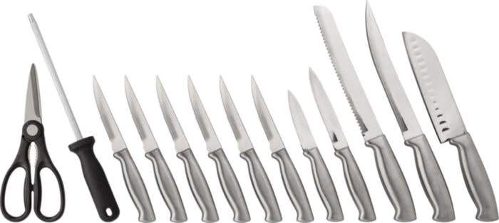 Set da cucina 14 elementi in acciaio inox Lucille