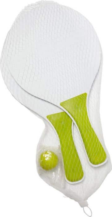 Set de palas de madera y pelota Eliza