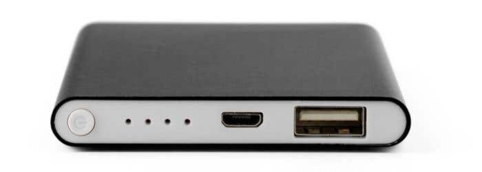 Aluminium power bank Ezra