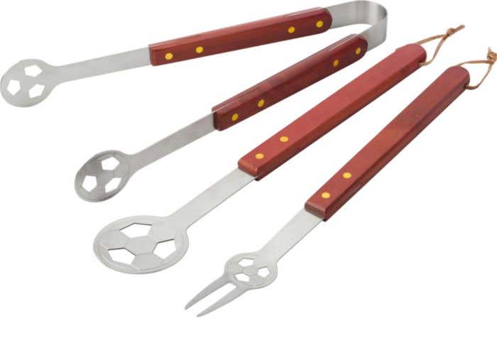Nylon (600D) apron with barbecue set Christina