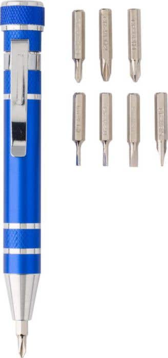 Zaklamp en schroevendraaier Olivia | Aluminium | 2-in-1