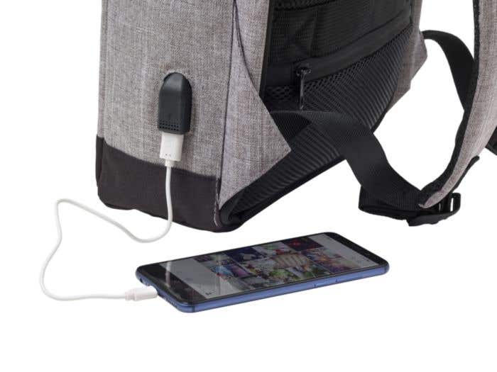 Zaino antitaccheggio portacomputer in 600 D poliestere Cruz