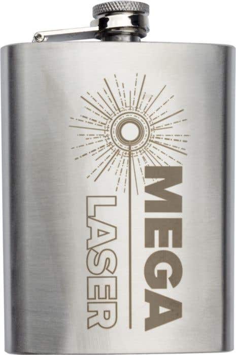 Stainless steel hip flask Benedict