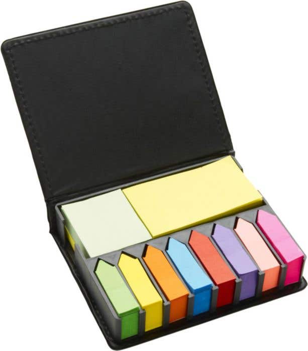 PU holder with sticky notes Pierce