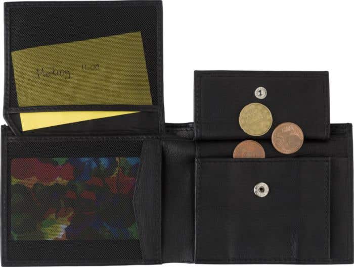 Portafoglio RFID in pelle Yvonne