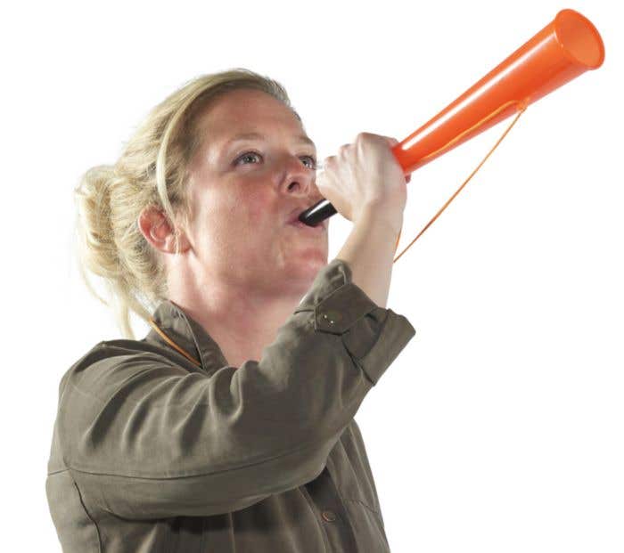 Corno da stadio in PP Bruce