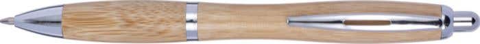 Balpen Carson | Bamboe | Zilverdetails