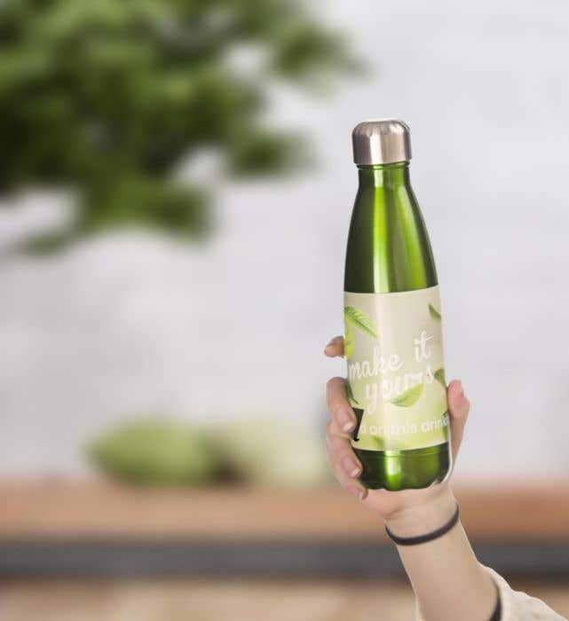 Gourde simple paroi de 650 ml en acier inoxydable Sumatra