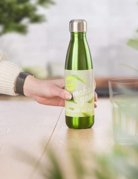 Gourde simple paroi de 650 ml en acier inoxydable Sumatra