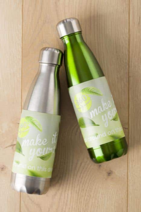 Gourde simple paroi de 650 ml en acier inoxydable Sumatra