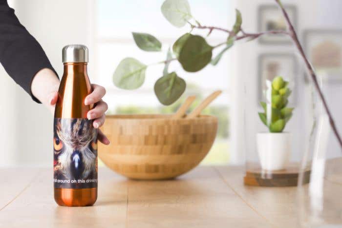 Gourde simple paroi de 650 ml en acier inoxydable Sumatra