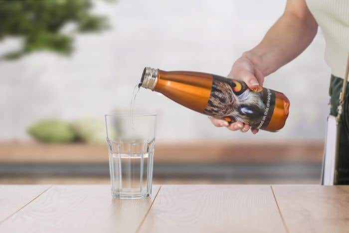 Gourde simple paroi de 650 ml en acier inoxydable Sumatra