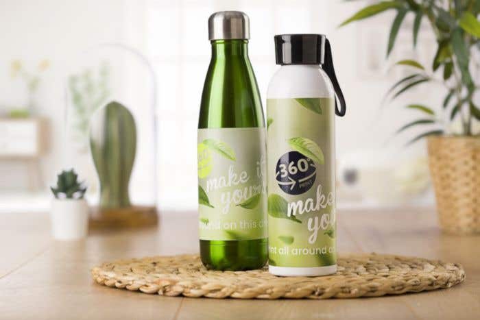 Gourde simple paroi de 650 ml en acier inoxydable Sumatra