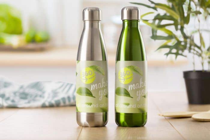 Gourde simple paroi de 650 ml en acier inoxydable Sumatra