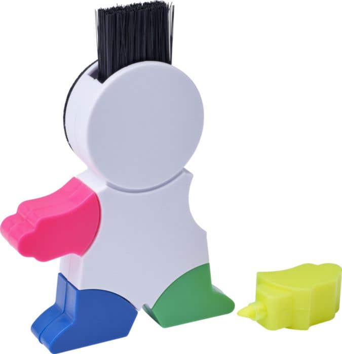 Markeerstiftenset Ella | Poppetjesvorm | 4 kleuren