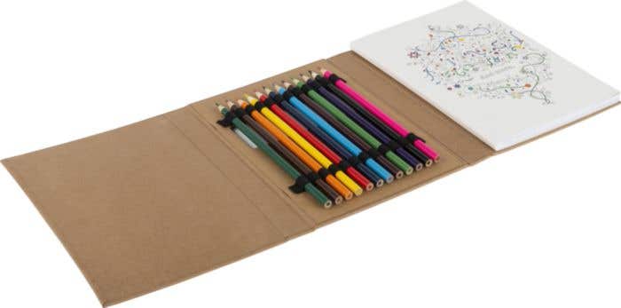 Coloring set Kora | Cardboard | 12 items