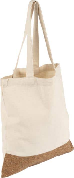 Shopping bag Dalia | Cotton | Cork detail