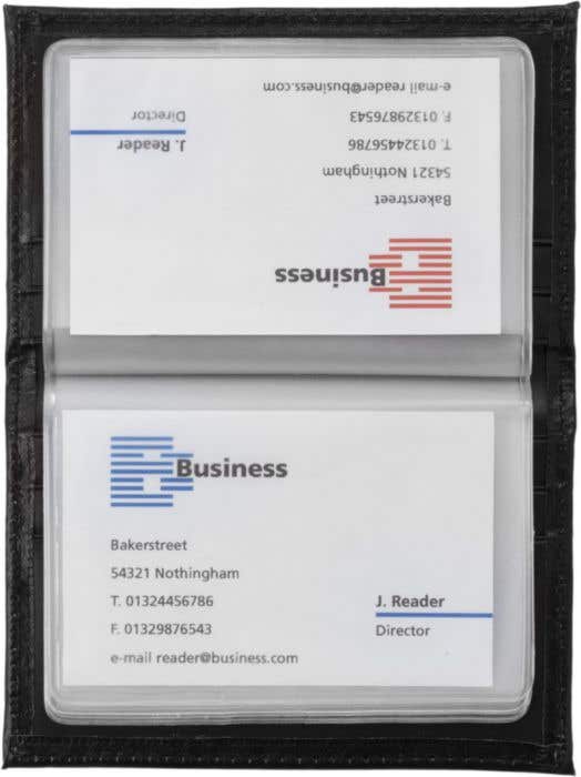 Card holder Bethany | Bonded leather