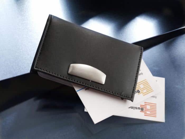 Card holder Bethany | Bonded leather