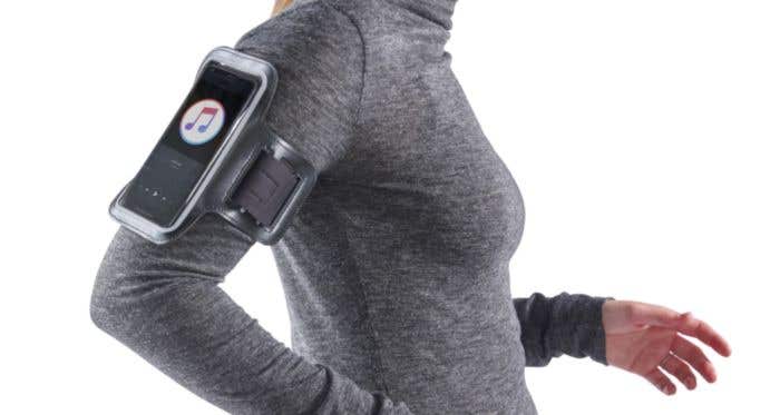 Telefoonarmband Danny | Kunststof en klittenband