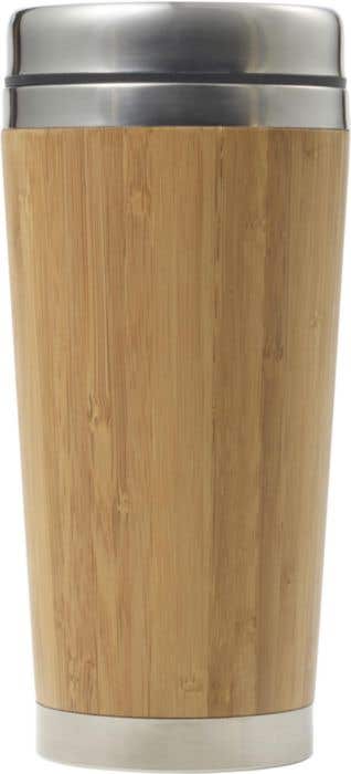 Reisbeker Sabine | Bamboe en rvs | 400 ml