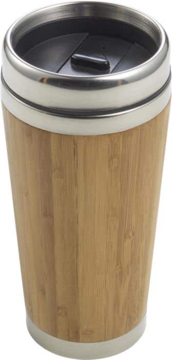 Travel cup Sabine | Bamboo and stainless steel | 400 ml