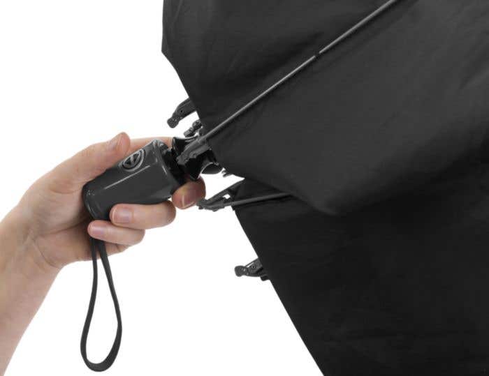 Ombrello pieghevole, 'Apri & Chiudi', in pongee 190 T Kayson