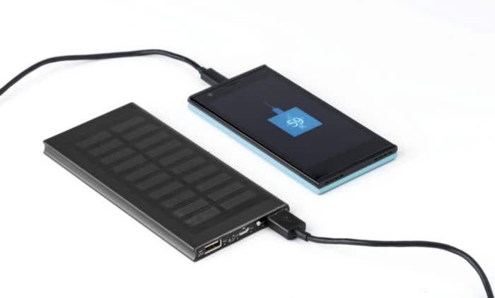 ABS and aluminium solar charger