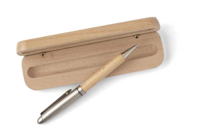 Balpen Tobias | Beukenhout | Houten doos