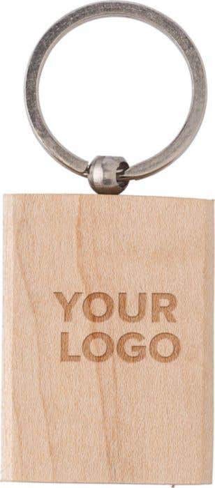 Porta-chave de madeira Shania