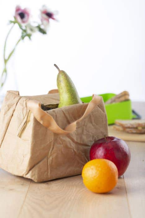 Lunch-Kühltasche aus Kraftpapier Callen