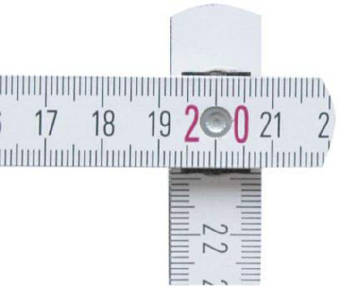 Wooden Stabila foldable ruler Jessica 400 Series