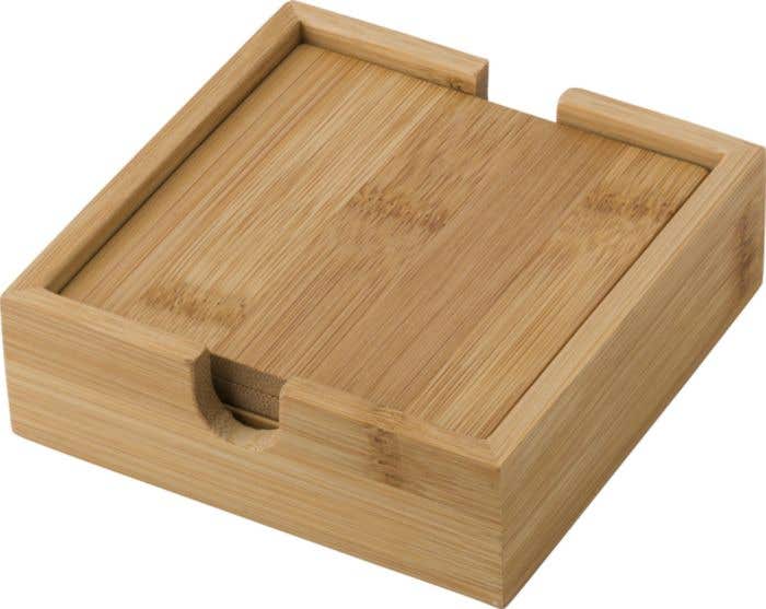 Onderzettersset Archer | Bamboe | 4 stuks