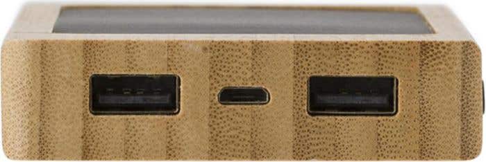 Powerbank Joan | Bamboe | Zonne-energie | 8000 mAh