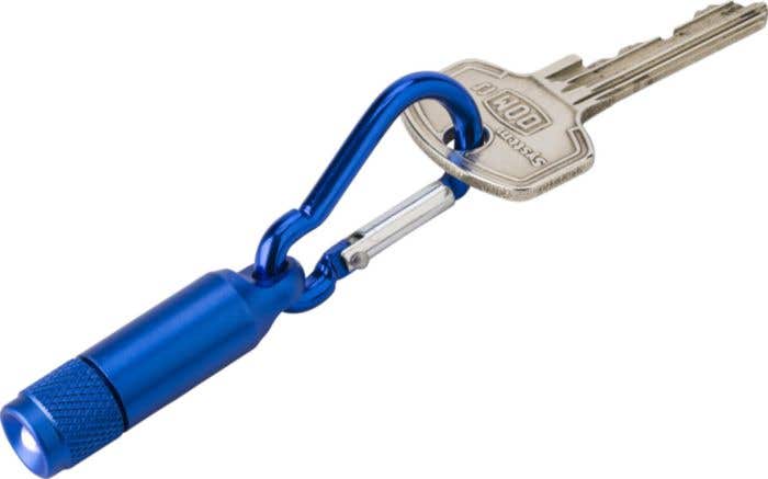 Porte-clés en aluminium avec mousqueton Tracy