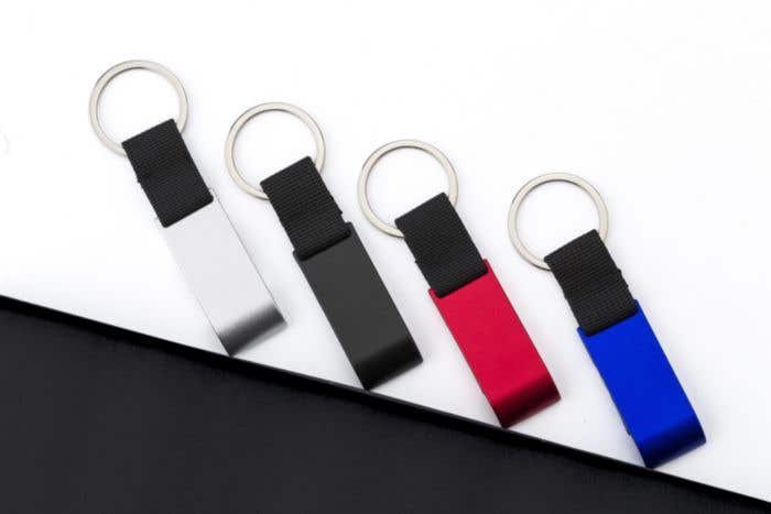 Sleutelhanger Lionel | Aluminium | Flesopener | Winkelwagenpenning