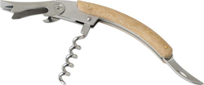 Coltello da cameriere, in bamboo e acciaio inox Lenny