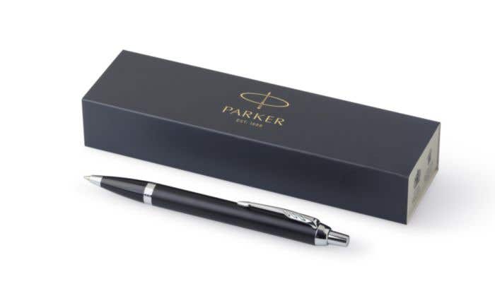 Parker IM ballpen | Brass and chrome