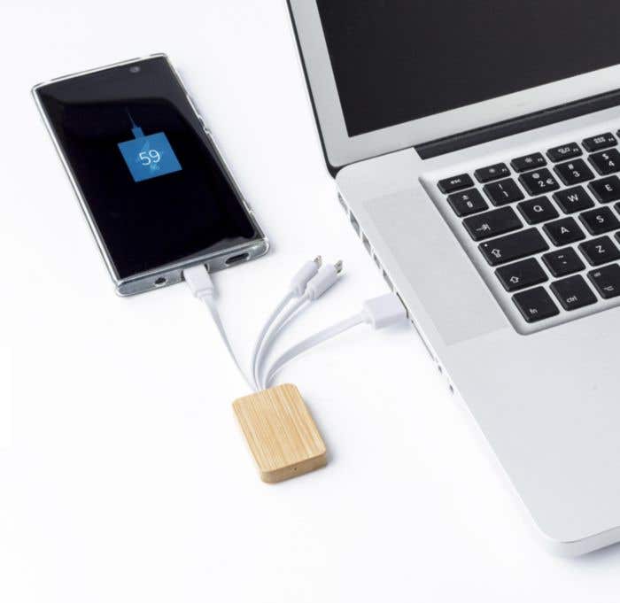 Bamboo charging cable Brandan