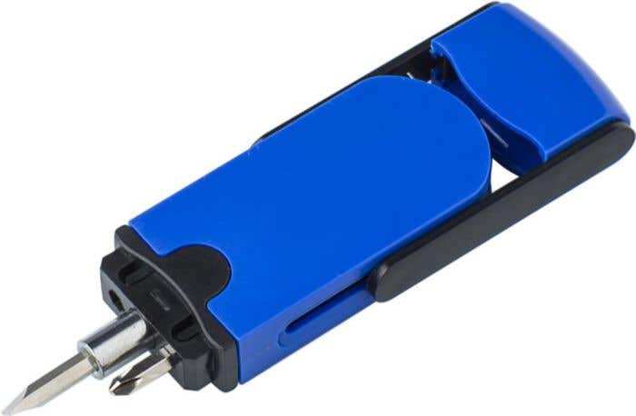 Strumento multifunzionale, in metallo e plastica Emir