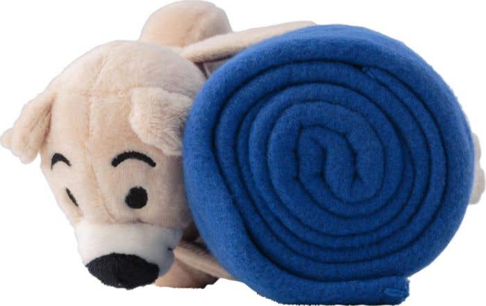 Plush toy bear with fleece blanket Owen