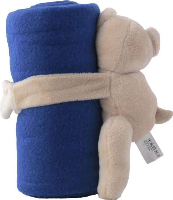 Plush toy bear with fleece blanket Owen