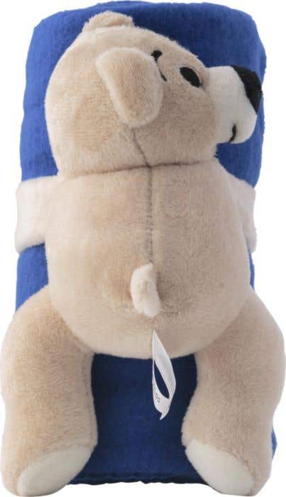Plush toy bear with fleece blanket Owen