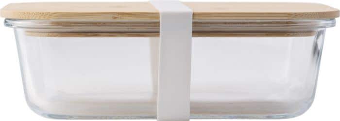 Lunchbox Nicole | Glass | Bamboo lid | 900 ml