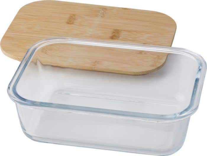Lunchbox Nicole | Glass | Bamboo lid | 900 ml